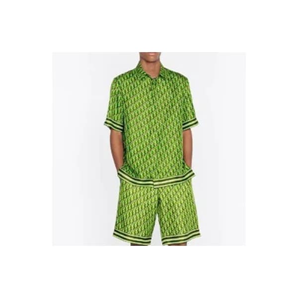디올 남성 그린 폴로 투피스 - Mens Green Two-pieces - dio01858… - 1