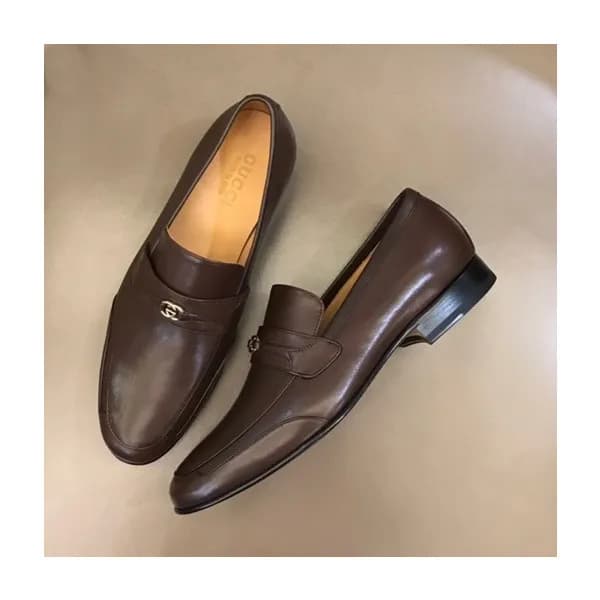 구찌 남성 모던 브라운 로퍼 - Mens Brown Loafer - guc04925x - 1