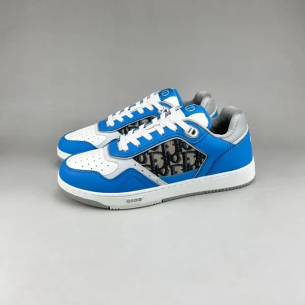디올 남/녀 캐쥬얼 블루 스니커즈 - Unisex Blue Sneakers - dio020… - 1
