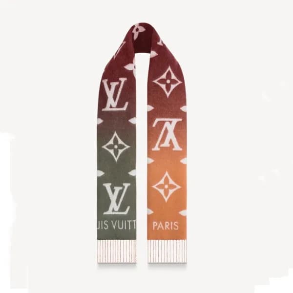 루이비통 남/녀 브라운 머플러 - Louis vuitton Unisex Brown Muff… - 1