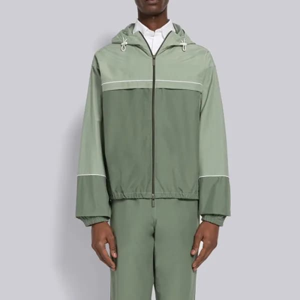톰브라운 남성 그린 자켓 - Thom Browne Mens Green Jackets - t… - 1