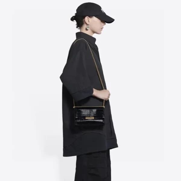 발렌시아가 여성 블랙 숄더백 - Balenciaga Womens Black Shoulder… - 1