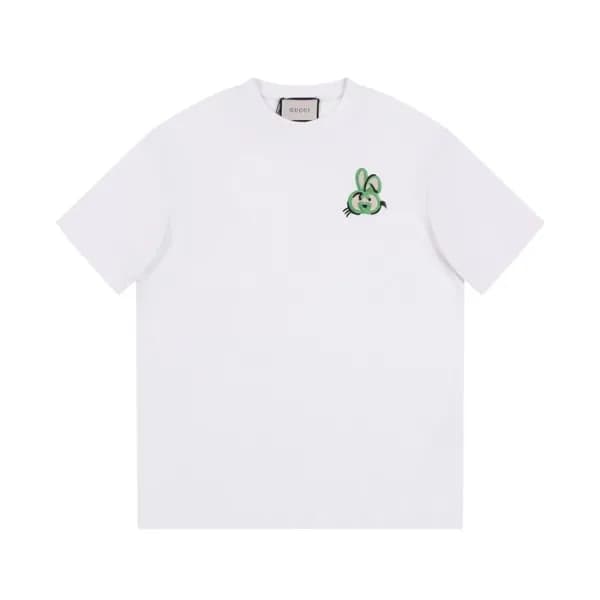 구찌 남/녀 화이트 크루넥 반팔티 - Gucci Unisex White Tshirts - … - 1