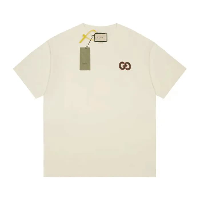 구찌 남/녀 화이트 크루넥 반팔티 - Gucci Unisex White Short slee… - 1