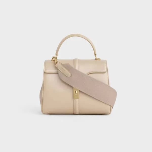 셀린느 여성 베이지 로크 트럼펫 - Celine Womens Beige Lock Triom… - 1