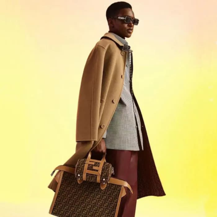 펜디 남성 모던 카키 코트 - Fendi Mens Khaki Coats - fe503x - 1