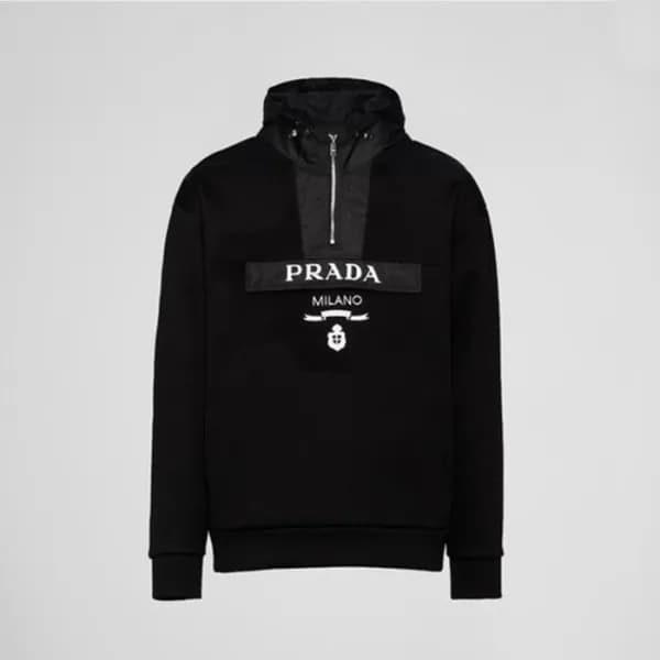 프라다 남성 블랙 맨투맨 - Prada Mens Black Tshirts - pr845x - 1