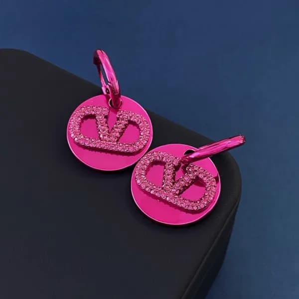 발렌티노 여성 핑크 이어링 - Valentino Womens Pink Earring - a… - 1