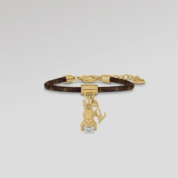 루이비통 여성 골드 팔찌 - Louis vuitton Womens Gold Bangle -… - 1