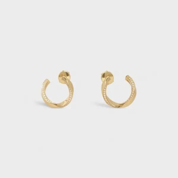 셀린느 여성 골드 이어링 - Celine Womens Gold Earring - acc96… - 1