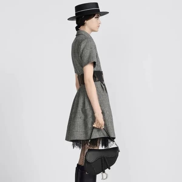 디올 여성 블랙 새들백 - Dior Womens Black Saddle Bag - dib3… - 1