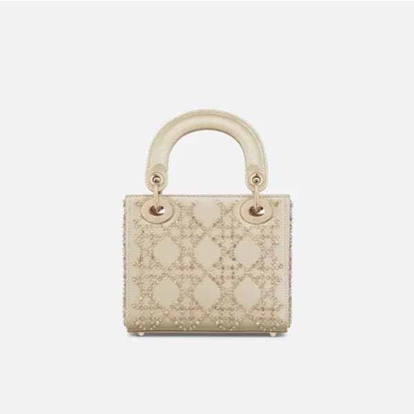 디올 여성 베이지 레이디 백 - Dior Womens Beige Lady Bag - dib… - 1