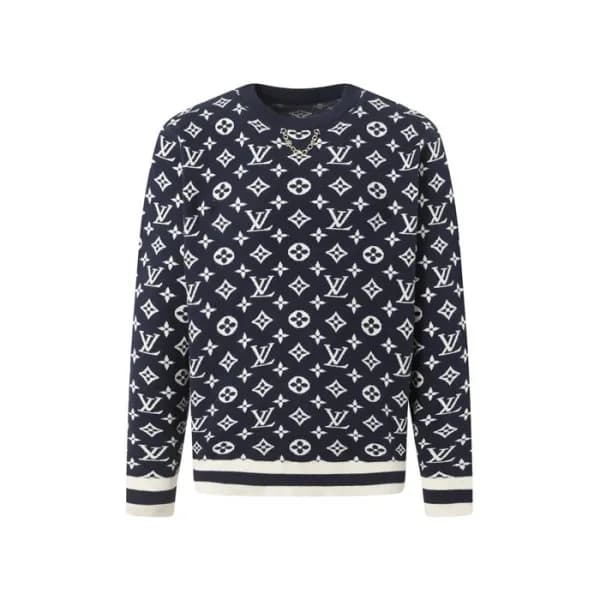 루이비통 남성 라운드 스웨터 - Louis vuitton Mens Round Sweater… - 1