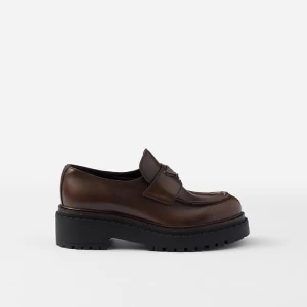 프라다 여성 가죽 로퍼 - Prada Womens Leather Loafer - prs31… - 1
