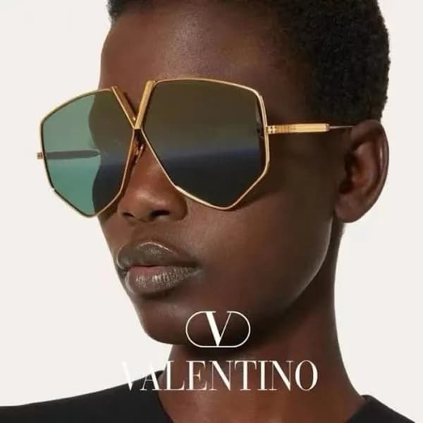 발렌티노 여성 프리미엄 메탈 프레임 선글라스 - Valentino Womens Premiu… - 1