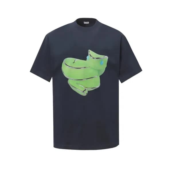 로에베 남성 라운드 반팔티 - Loewe Mens Round Tshirt - loc5228… - 1