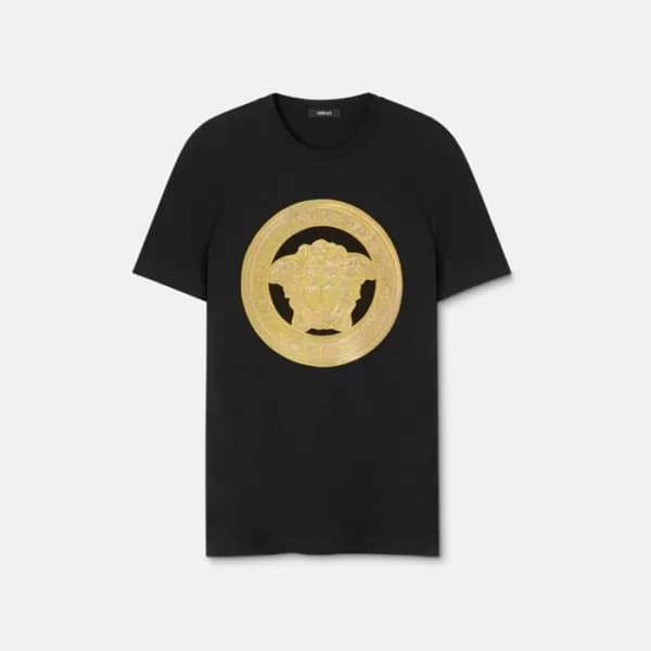 베르사체 남성 반팔 티셔츠 - Versace Mens Round Tshirt - vec53… - 1