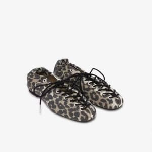 가니 여성 올레텍스 레이스업 발레리나 - Ganni Womens Oleatex Lace-U…