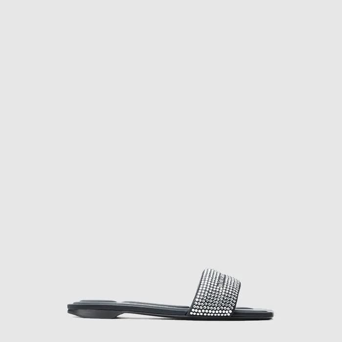 알렉산더왕 여성 Vy 핑크 새틴 크리스탈 핫픽스 샌들 - Alexander wang Wom… - 1