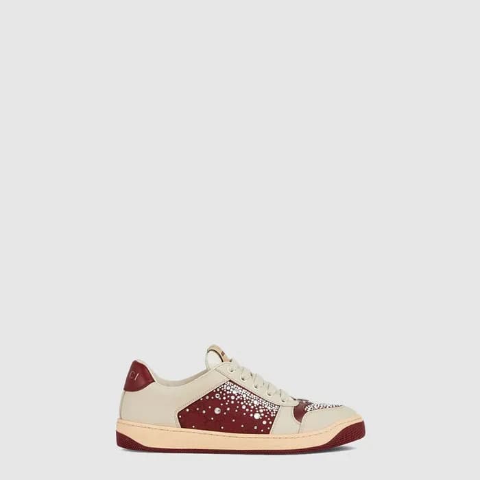 구찌 여성 GG 크리스털 스크리너 스니커즈 - Gucci Womens GG Crystal … - 1