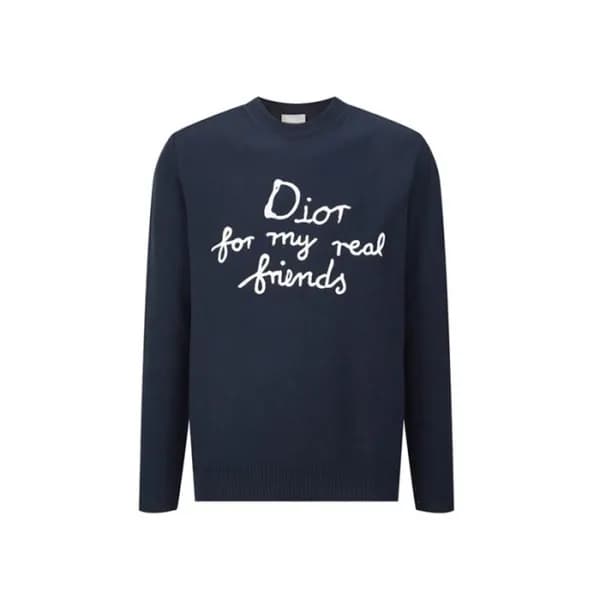 디올 남성 라운드 스웨터 - Dior Mens Round Sweater - dic8939x - 1