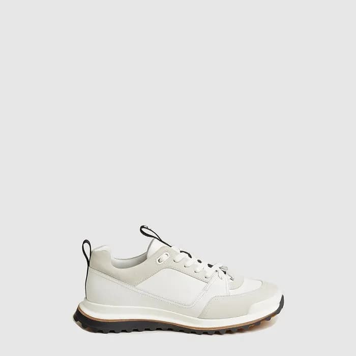 에르메스 남성 가죽 스니커즈 - Hermes Mens Leader Sneakers - he… - 1