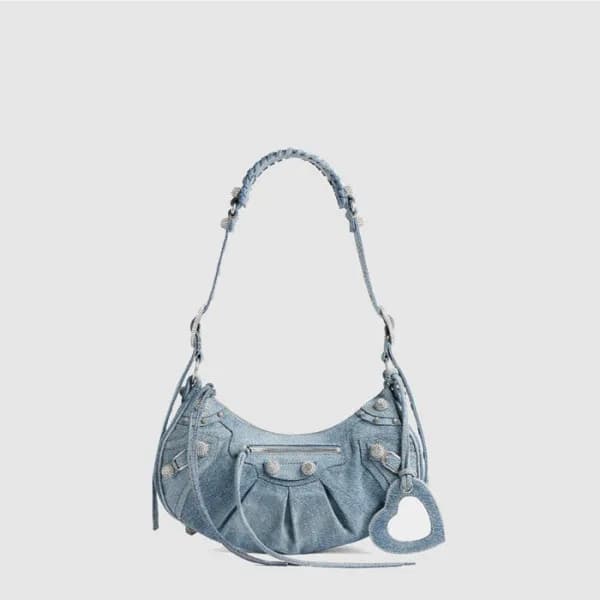 발렌시아가 여성 르 카골 스몰 라인스톤 숄더백 - Balenciaga Womens Le C… - 1