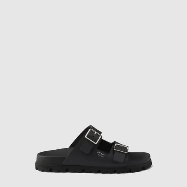 프라다 여성 러버 슬라이드 - Prada Womens Rubber Slides - prs1… - 1