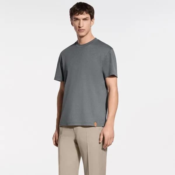 루이비통 남성 라운드 반팔티 - Louis vuitton Mens Round Tshirt … - 1