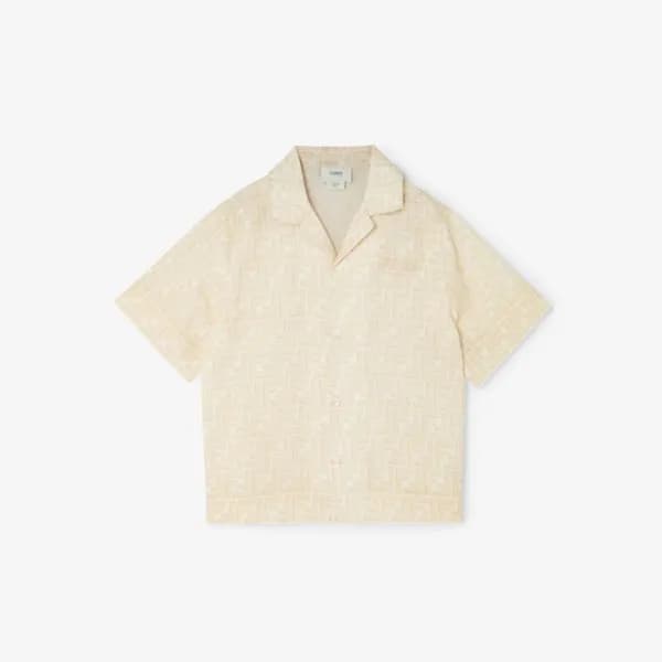 펜디 남성 FFV반팔 셔츠 - Fendi Mens FF Dress Shirts - fec1… - 1