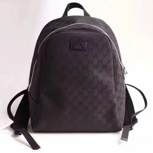 [구찌] 블랙 GG 수프림 남성용 백팩 gu0015b - Gucci Black GG Sup… - 1