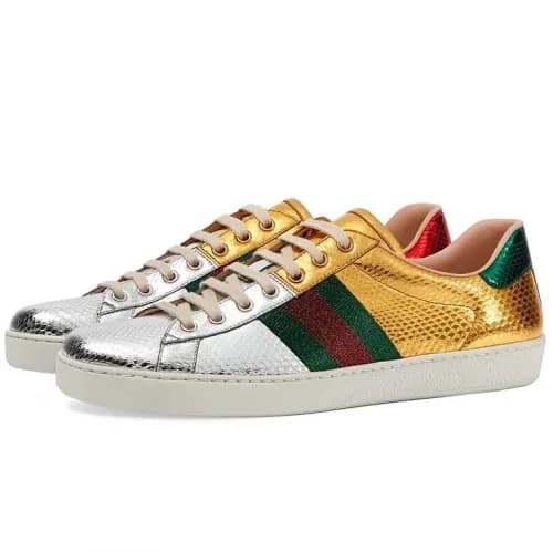 [구찌] 실버 남성용 스니커즈 gu0008x -Gucci Silver Mens Sneake… - 1