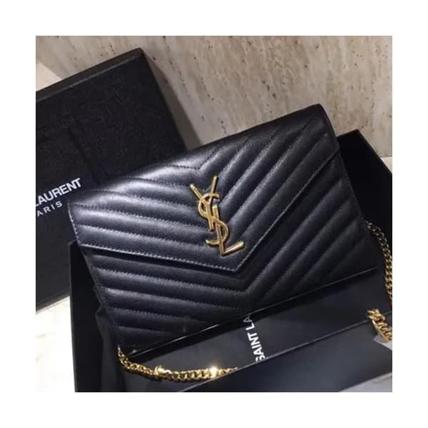 Saint Laurent Women Monogram Chain Shoulder Bag,22… - 1