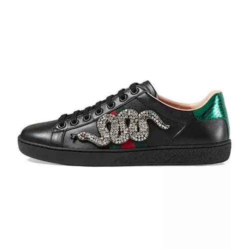 GUCCI 2018 MENS SNAKE LEATHER SKEAKERS - 구찌 남성 스네이… - 1