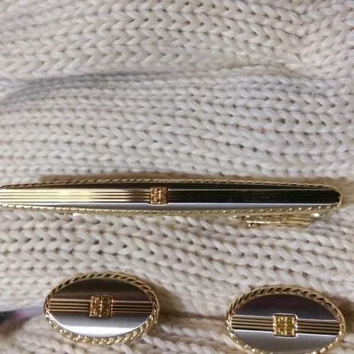 GIVENCHY MENS YELLOW GOLD CUFFS - 지방시 남성용 … - 1