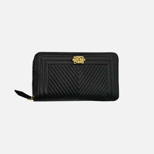 2018/19 Chanel Ladies Capuskin Zippy Long Purse - … - 1