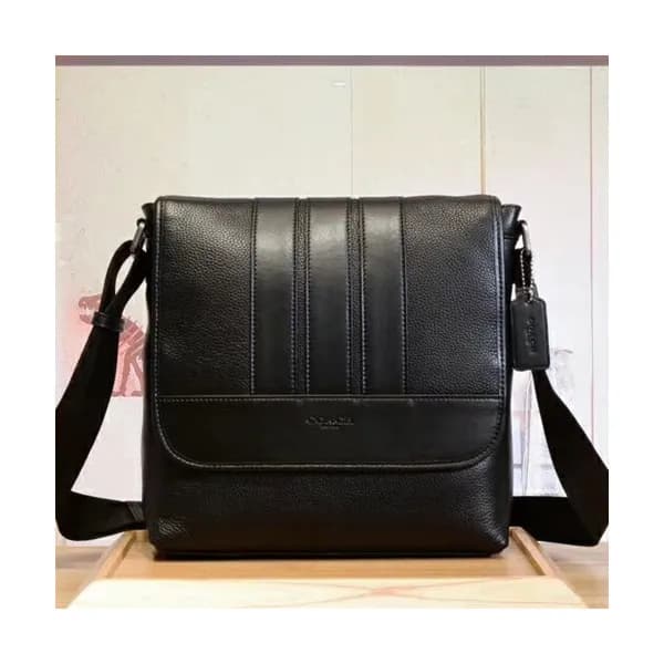 Coach Leather Shoulder Bag,29cm - 코치 레더 남성용 숄더백 56… - 1
