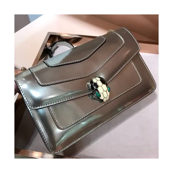 Bvlgari Serpenti Forever Chain Shoulder Bag,22CM -… - 1