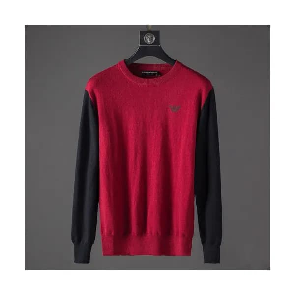 EA Armani 2019 Mens Crew Neck Wool Sweater - 알마니 … - 1