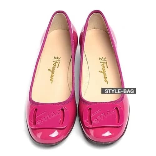 Ferragamo 2019 Womens Patent Maicham Flat Shoes -… - 1