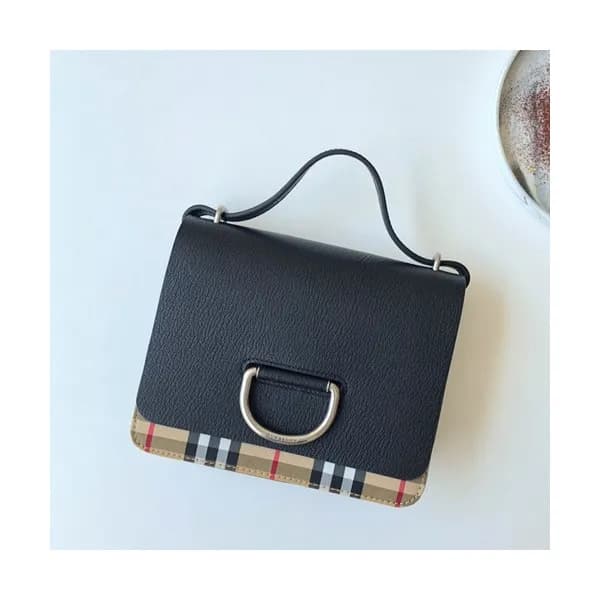 Burberry 2019 Leather Shoulder Bag, 17.5/20/27cm -… - 1