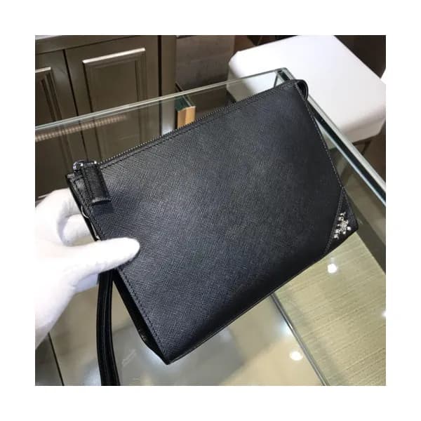 Prada 2019 Saffiano Mens Clutch Bag ,24CM - 프라다 20… - 1