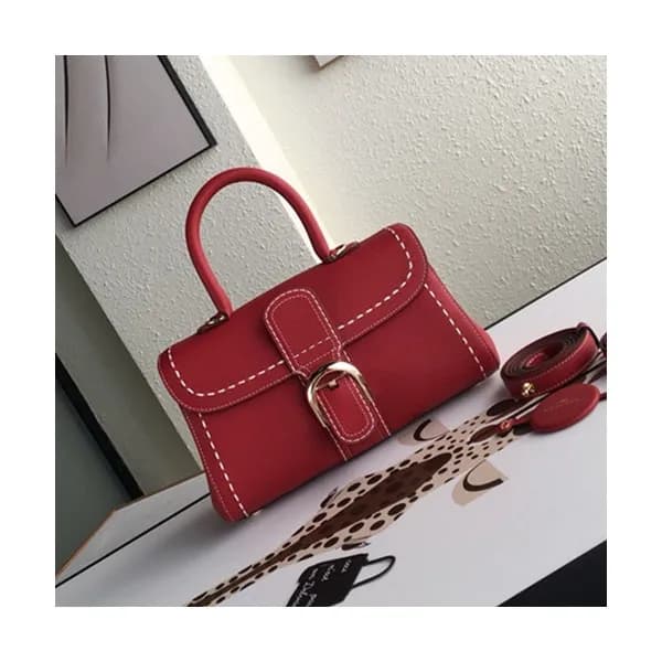 Delvaux 2019 Leather Tote Shoulder Bag,28s CM - 델보… - 1