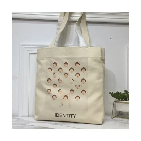 Valentino 2019 Canvas Tote Shoulder Shopper Bag,35… - 1