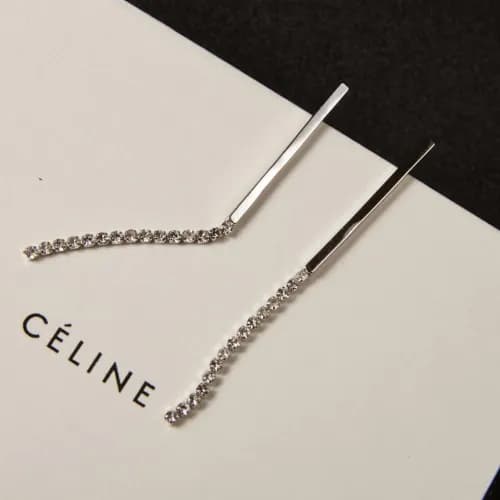 CELINE Vintage Earring -셀린느 빈티지 이어링 CEL0007.(화이트… - 1