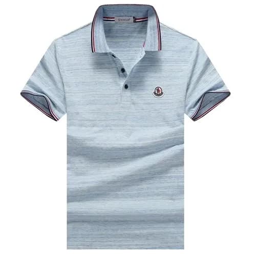 Mocler 2019 Mens Logo Silket Short Tshirt- 몽클레어 남성… - 1