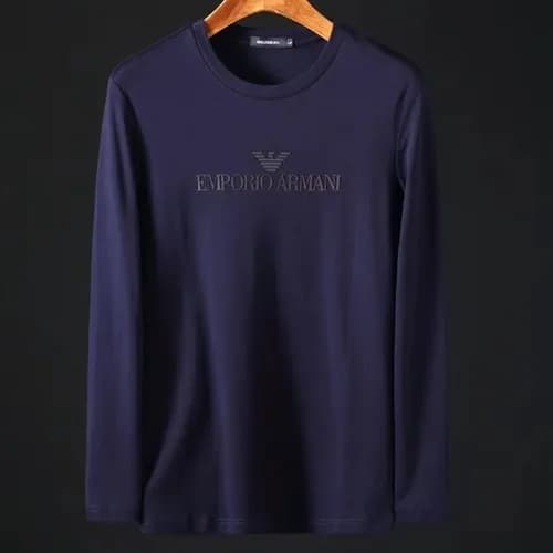 Armani 2019 Mens Cotton T-shirt - 알마니 2019 남성 코튼 긴… - 1