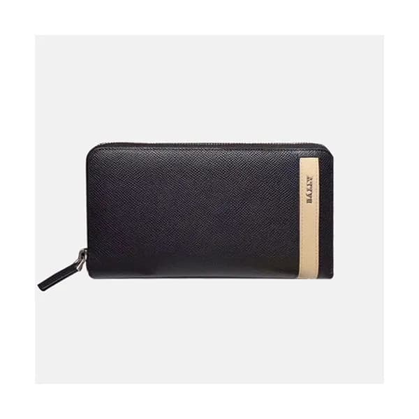Bally 2019 Mens Leather Zip Round Wallet - 발리 남성용 … - 1