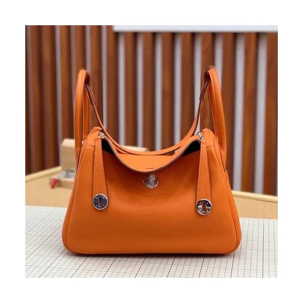 Hermes 2019 Lindy Togo Leather Tote Shoulder Bag ,… - 1