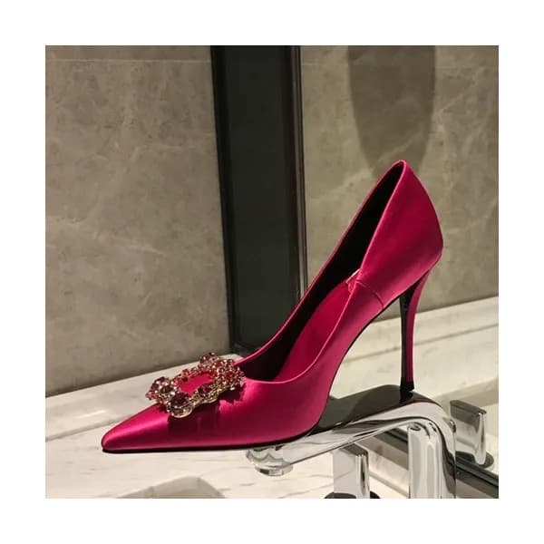 Roger Vivier 2019 Ladies Silk Pumps Heel / Flat Sh… - 1